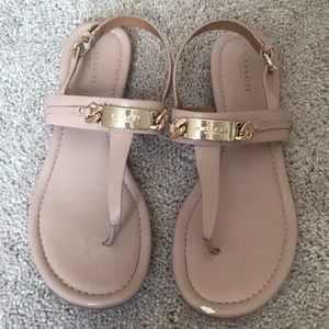 COACH thong sandal